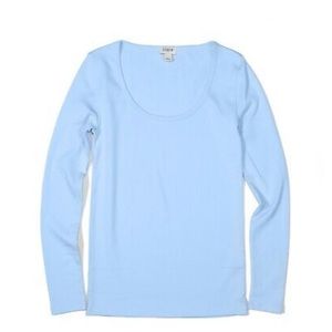JCREW Scoop Long Sleeve Tee